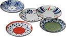 Saikaitoki Medium plate, white, 16.5cm, picture change, serving plate, set, dy (New, from Japan)
