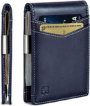 Serman Brands Money Clip Wallet - Men's Slim Front Pocket RFID Block Card Hold (New, from Japan)
