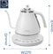 De'Longhi Electric Kettle KBOE1230J-W Stainless Steel 1.0L White