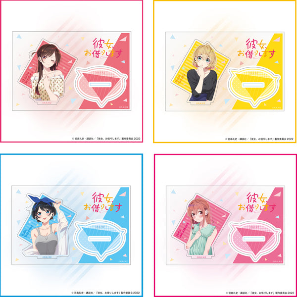 “Rent-A-Girlfriend” 4-Piece Set (Acrylic Stands)