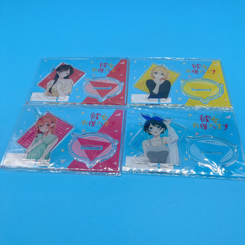 “Rent-A-Girlfriend” 4-Piece Set (Acrylic Stands)