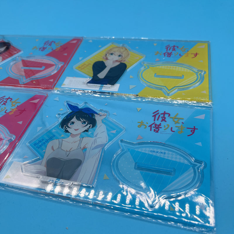 “Rent-A-Girlfriend” 4-Piece Set (Acrylic Stands)
