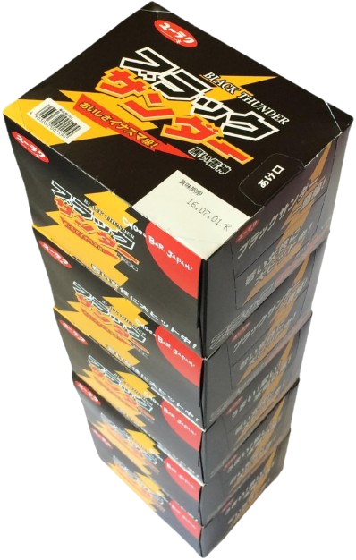 Yuraku Seika Black Thunder 1 bottle x 20 pieces x 5 box set